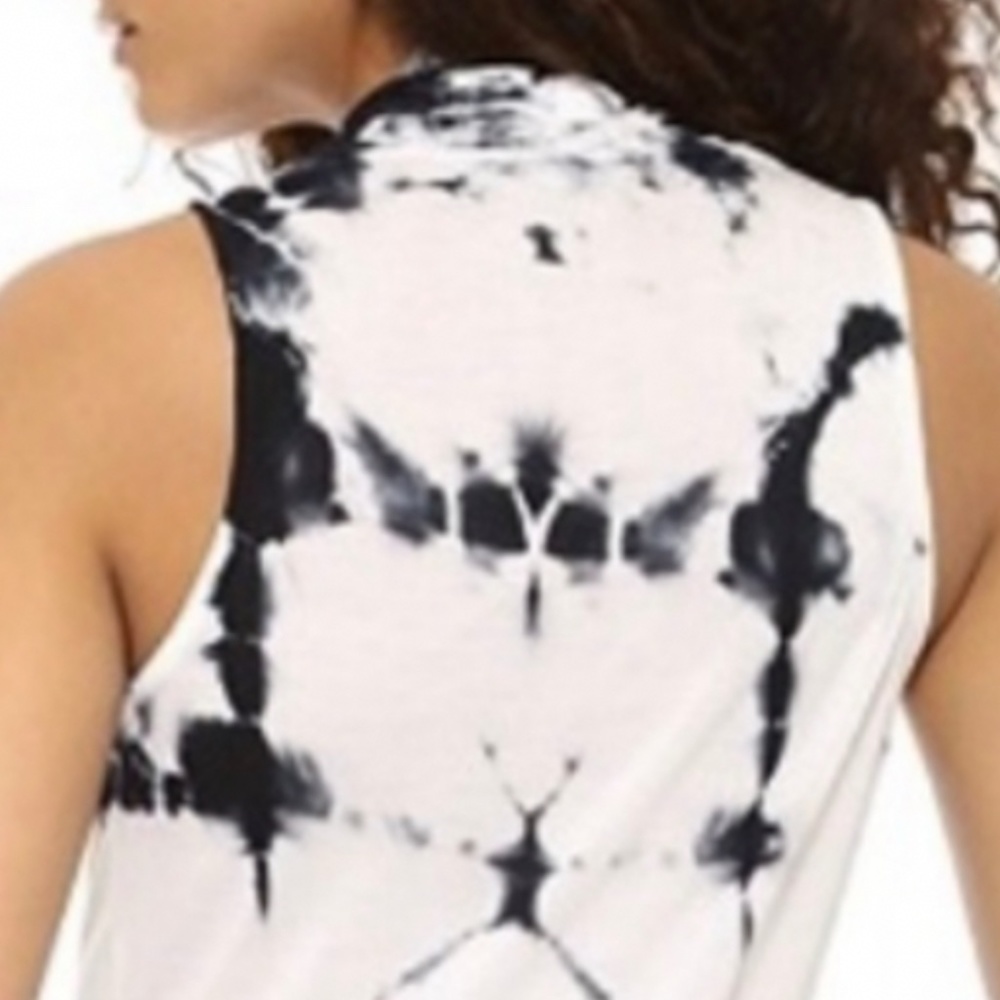 Young Fabulous & Broke | Tie Dye Relaxed Fit High Low Tank Sleeveless Top